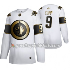 Winnipeg Jets Andrew Copp 9 Adidas 2019-2020 Golden Edition Wit Authentic Shirt - Mannen